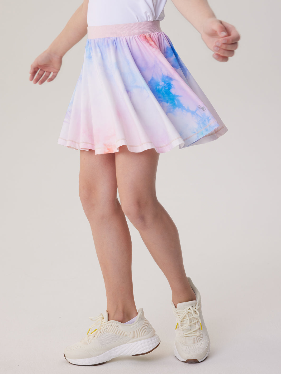 Soft Pattern Pleated Skirt