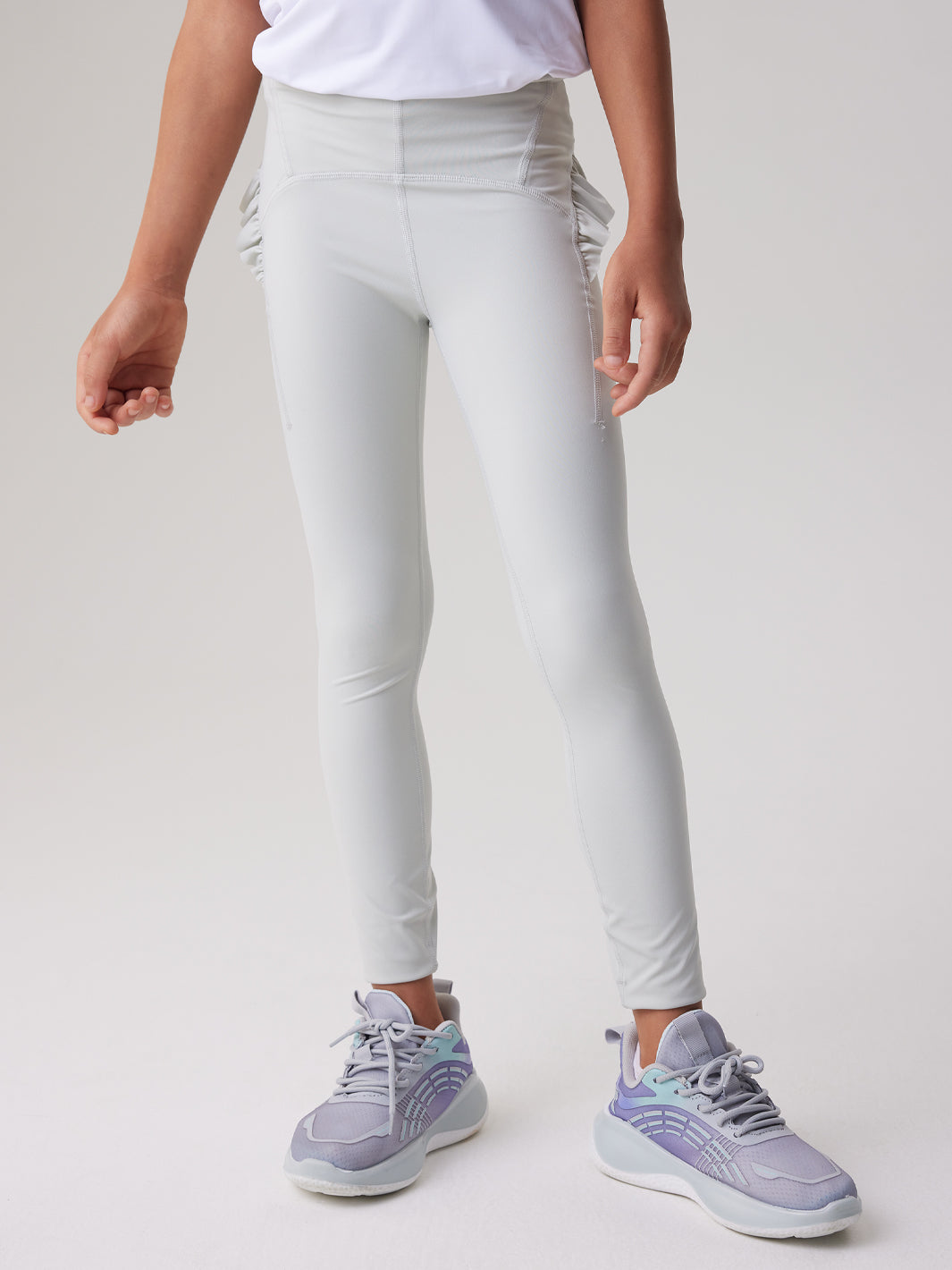 White lace outlet skirt yoga pants