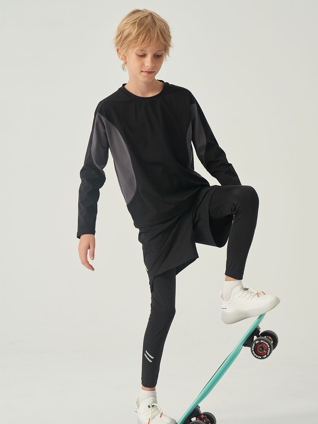 Soft Colorblock Boys' Long Sleeve Tee